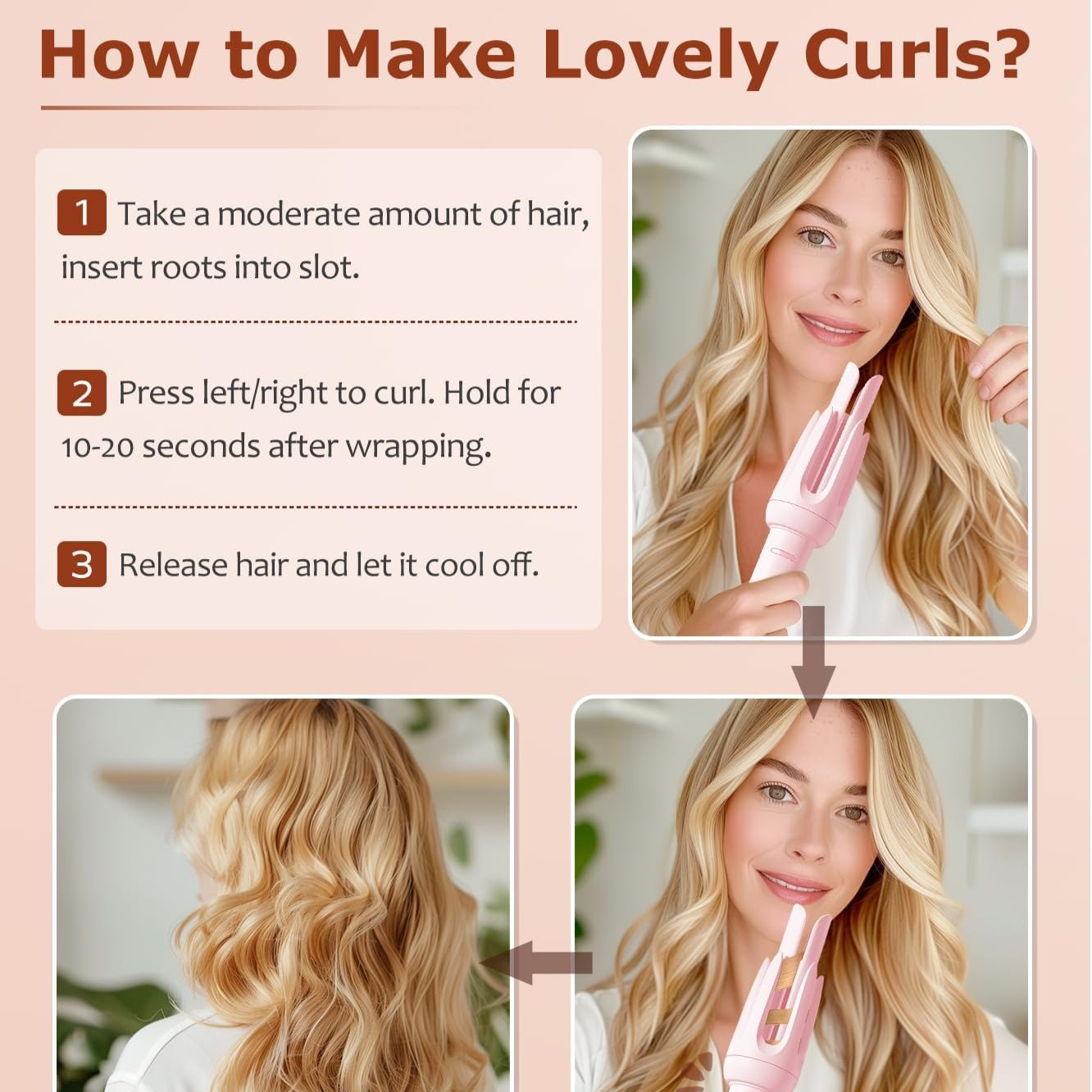 Automatic Hair Curler Iron - TameLuxe